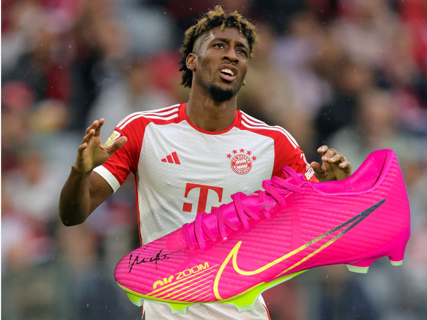 Kingsley Coman Signed Nike Football Boot