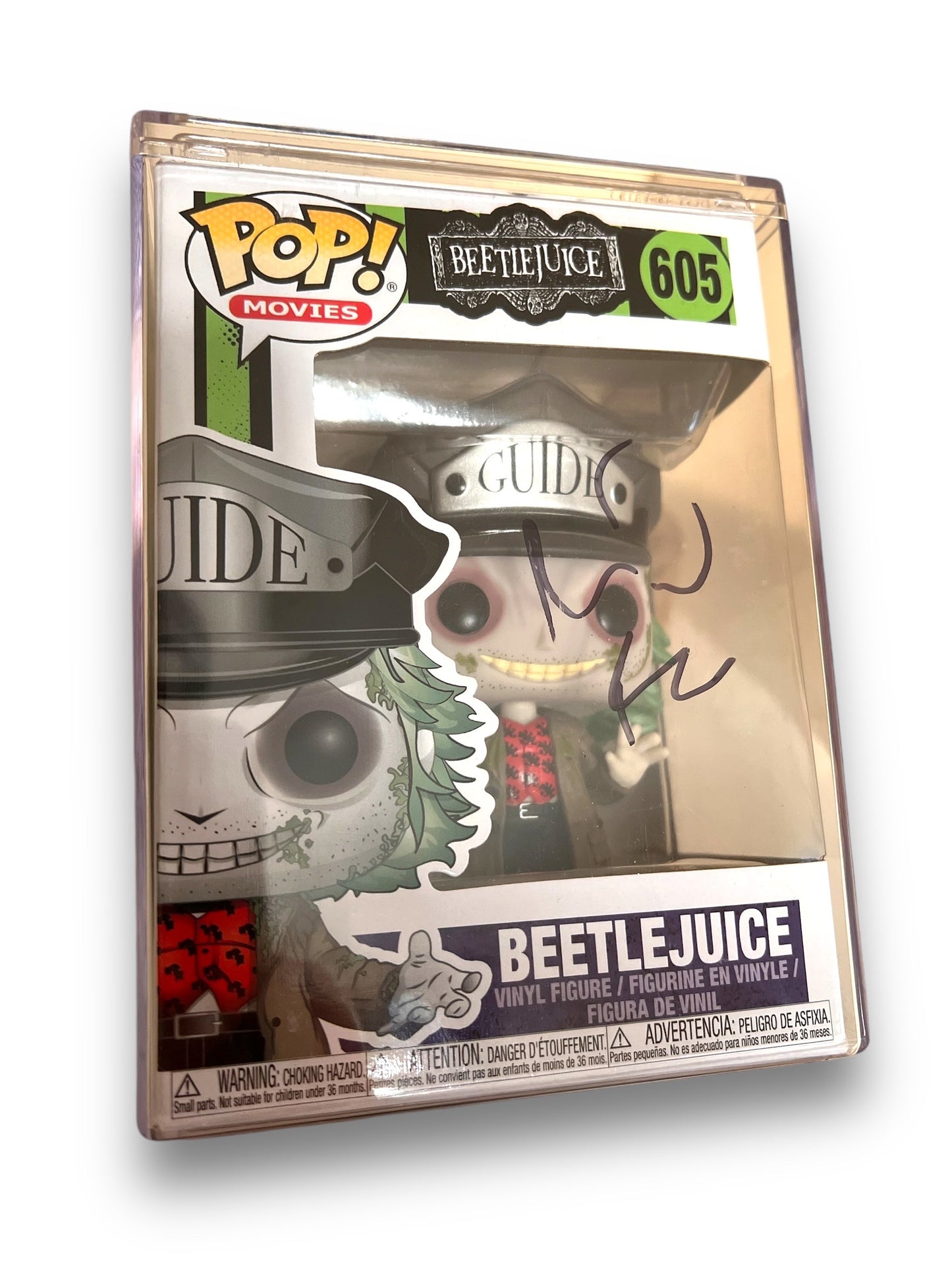 Michael Keaton Signed Beetlejuice Guide 605 Funko Pop (2)