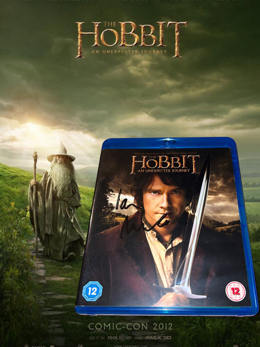 Sir Ian Mckellen Signed Blu-ray- The Hobbit: An Unexpected Journey