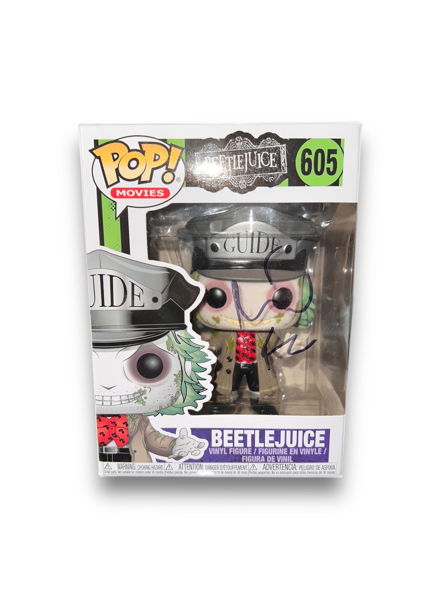 Michael Keaton Signed Beetlejuice Guide 605 Funko Pop (2)