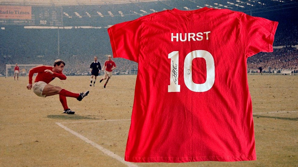 Sir Geoff Hurst Signed T-Shirt