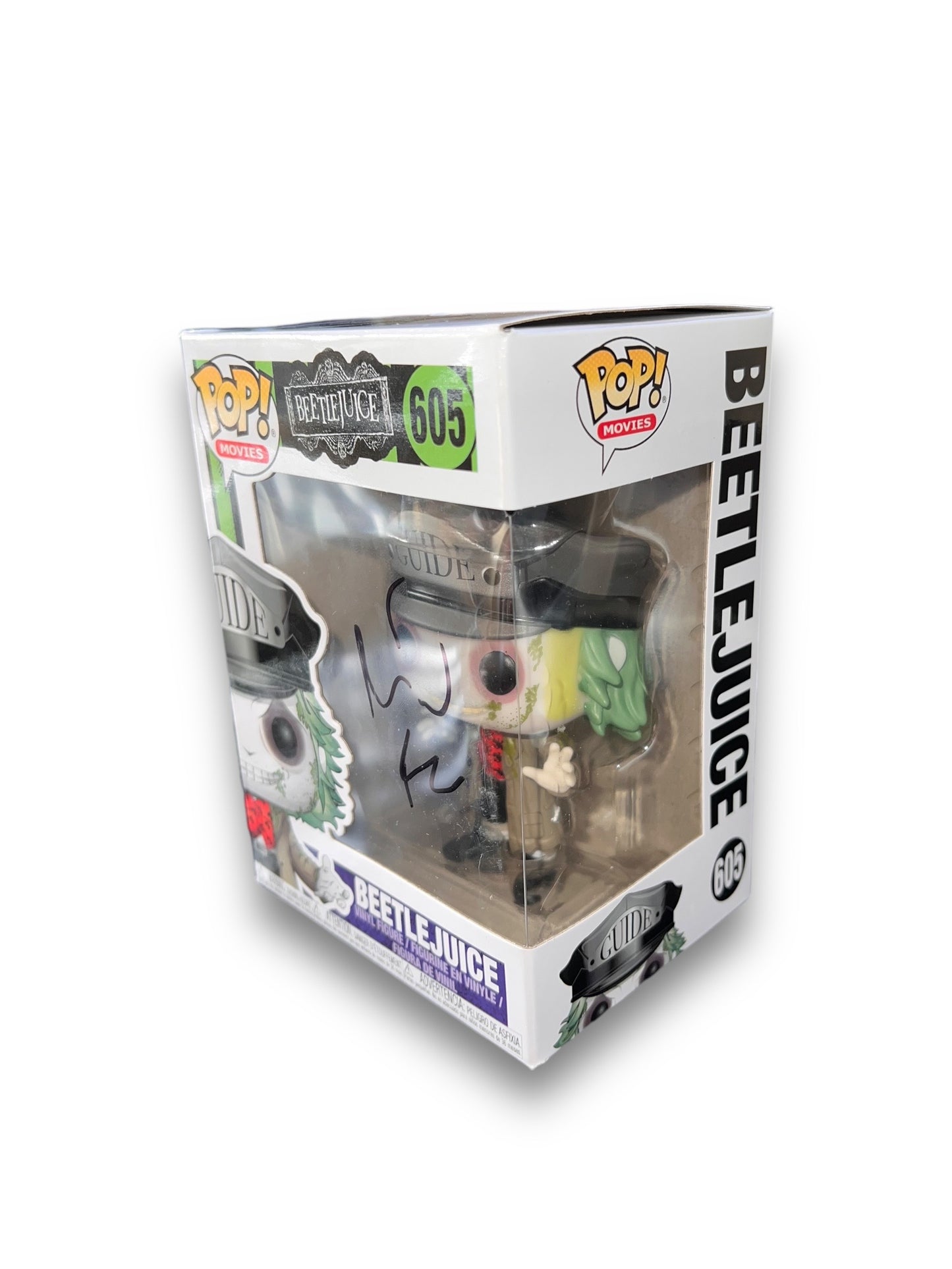 Michael Keaton Signed Beetlejuice Guide 605 Funko Pop (2)