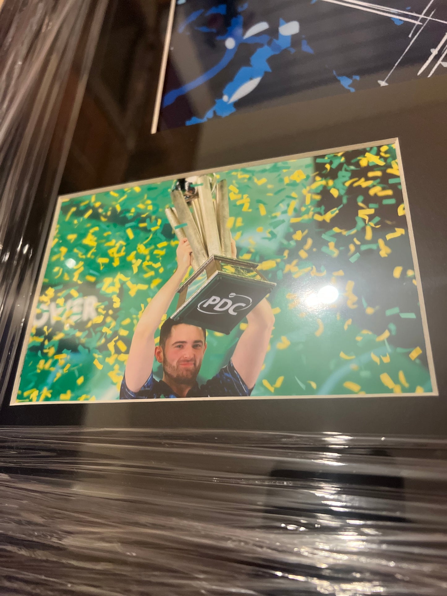 Luke Humphries World Darts Champion 2024 Signed And Framed Shirt
