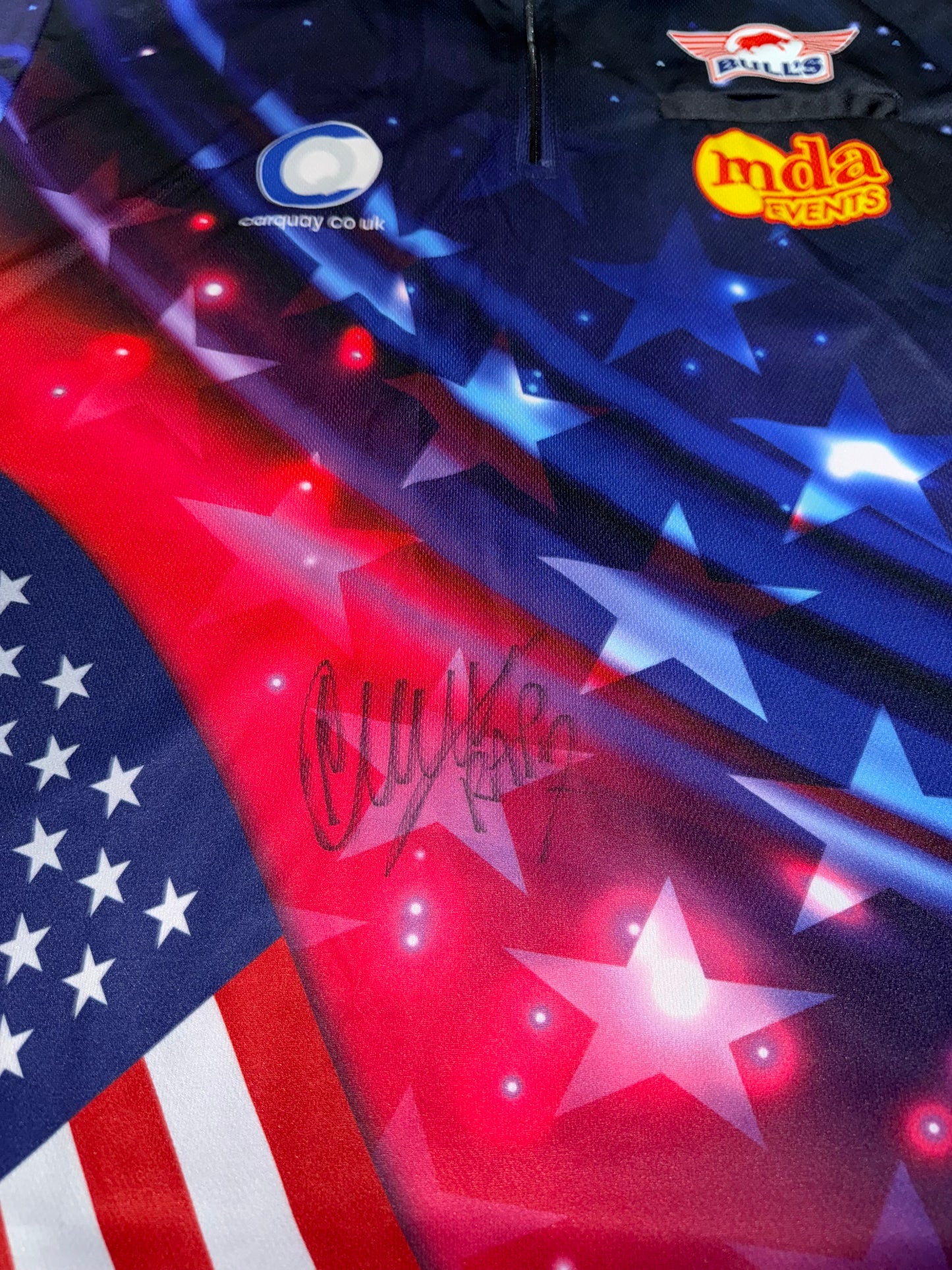 ‘Rapid’ Ricky Evans Signed Darts Shirt (USA 2024 Style)