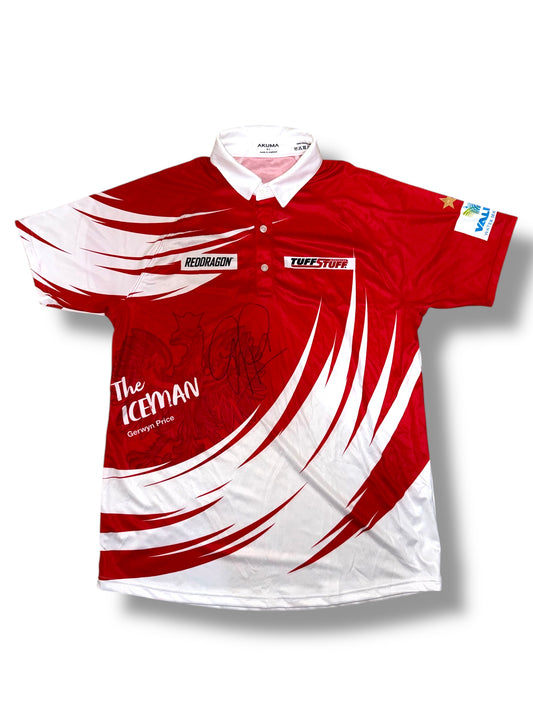 Gerwyn Price Signed Official World Series Of Darts 2023 Poland Shirt