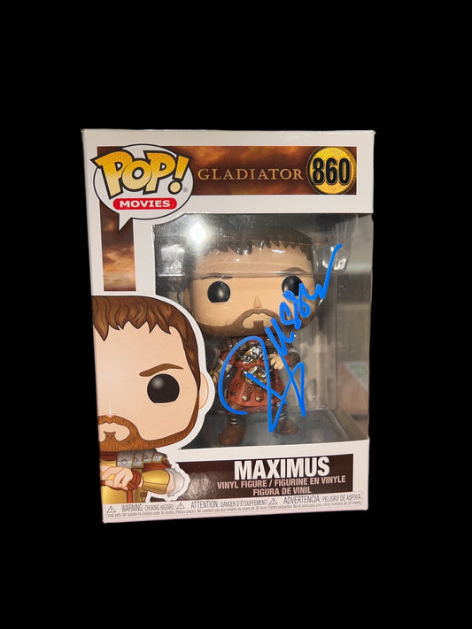 Russell Crowe Signed Gladiator Maximus Funko Pop