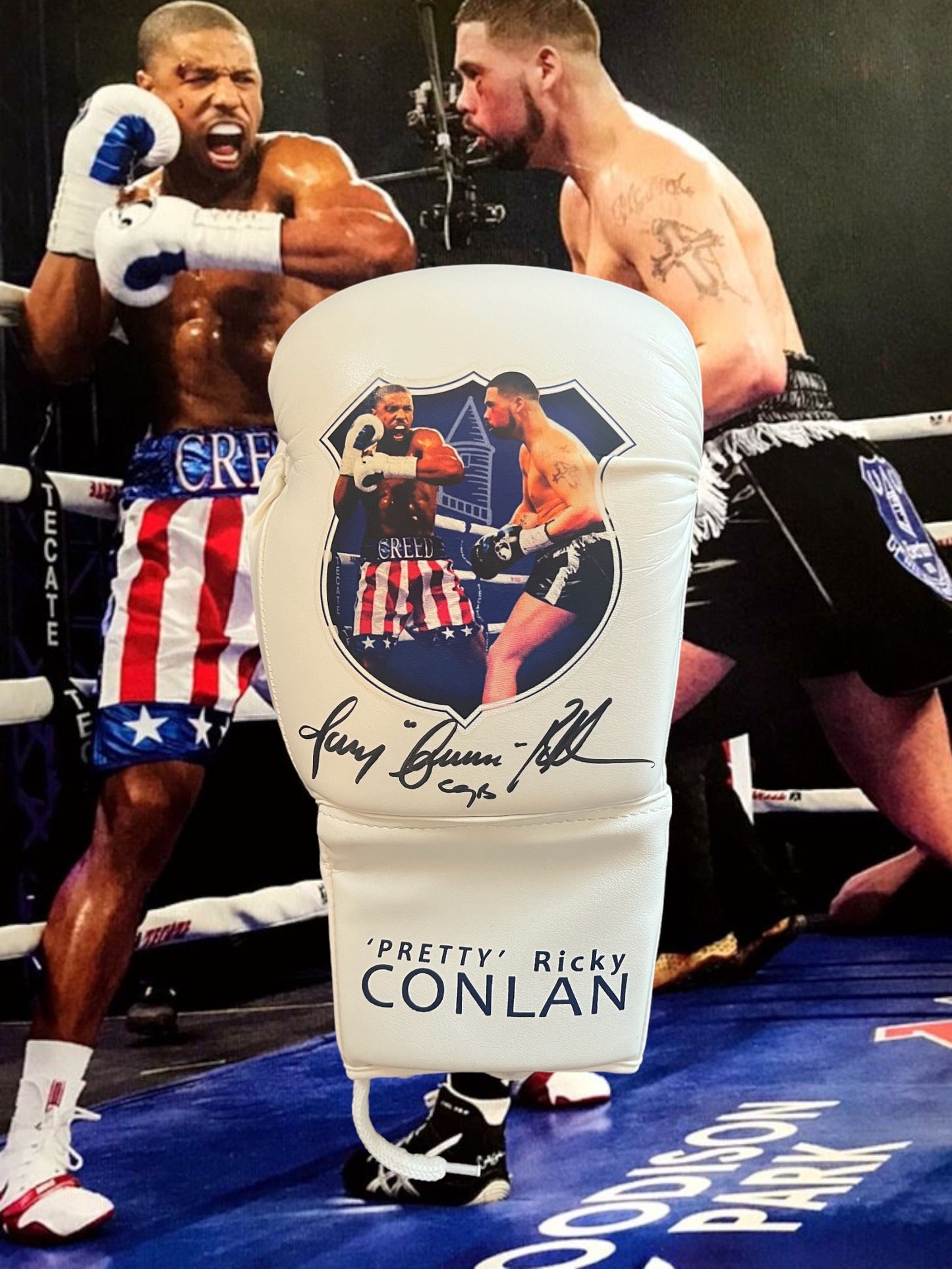 Tony Bellew Signed Boxing Glove - "Pretty" Ricky Conlan