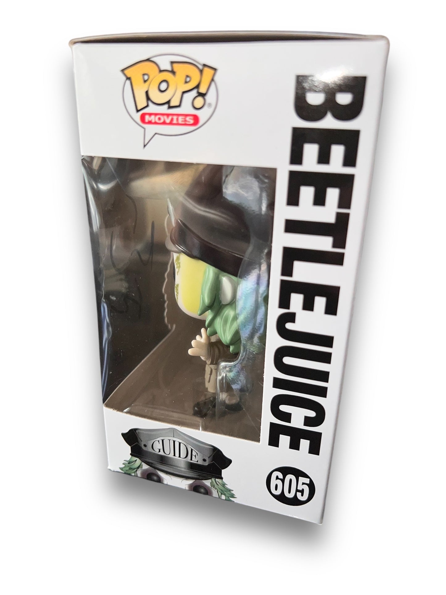 Michael Keaton Signed Beetlejuice Guide 605 Funko Pop (2)