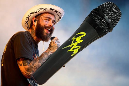 Post Malone Signed Microphone