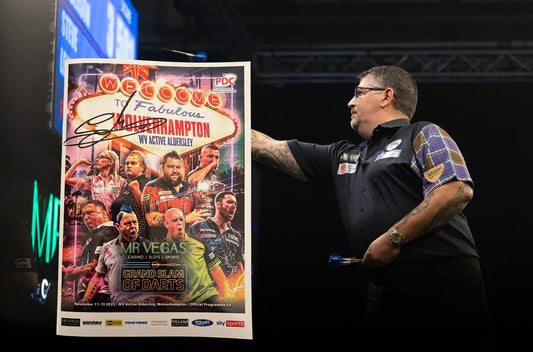 Gary Anderson Signed Grand Slam Of Darts 2023 Official Programme