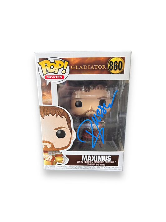 Russell Crowe Signed Gladiator Maximus Funko Pop (SWAU AUTHENTICATED)