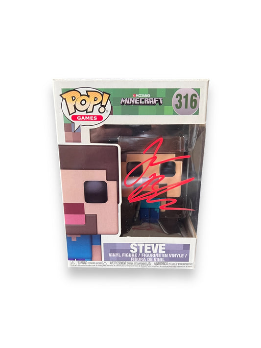 Jack Black Signed Steve Minecraft Funko Pop (SWAU AUTHENTICATED)