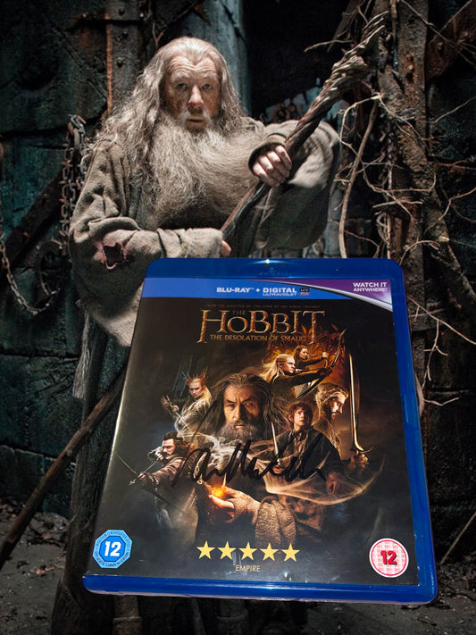 Sir Ian Mckellen Signed Blu-ray- The Hobbit: The Desolation Of Smaug