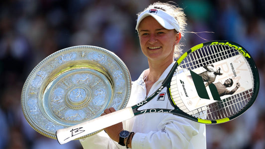 Barbora Krejcikova Signed Wimbledon Babolet Tennis Racket
