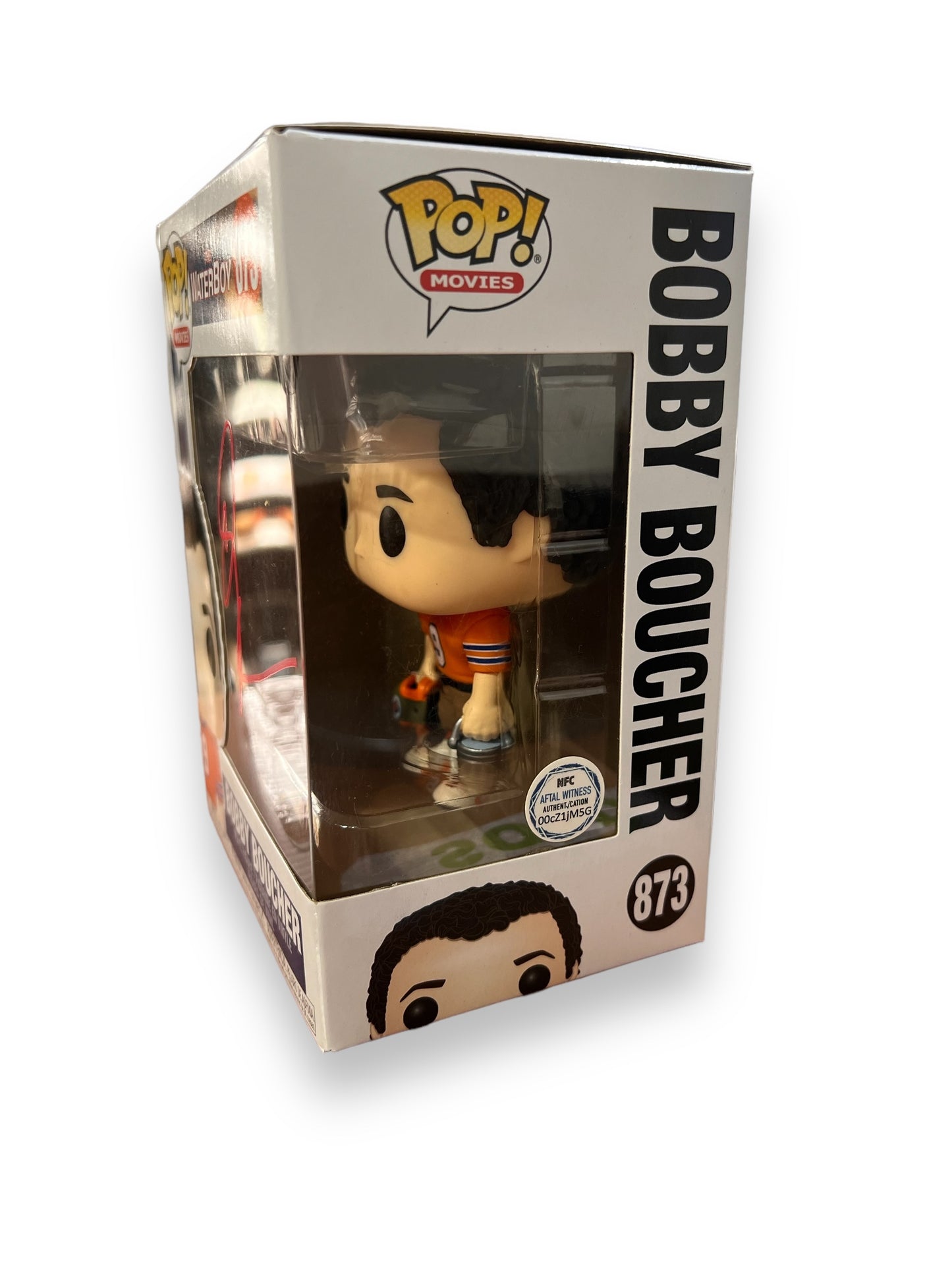 Adam Sandler Signed The Waterboy- Bobby Boucher Funko Pop (AFTAL WITNESS)